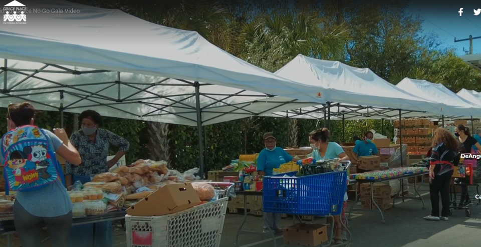 Food assistance at Grace Place