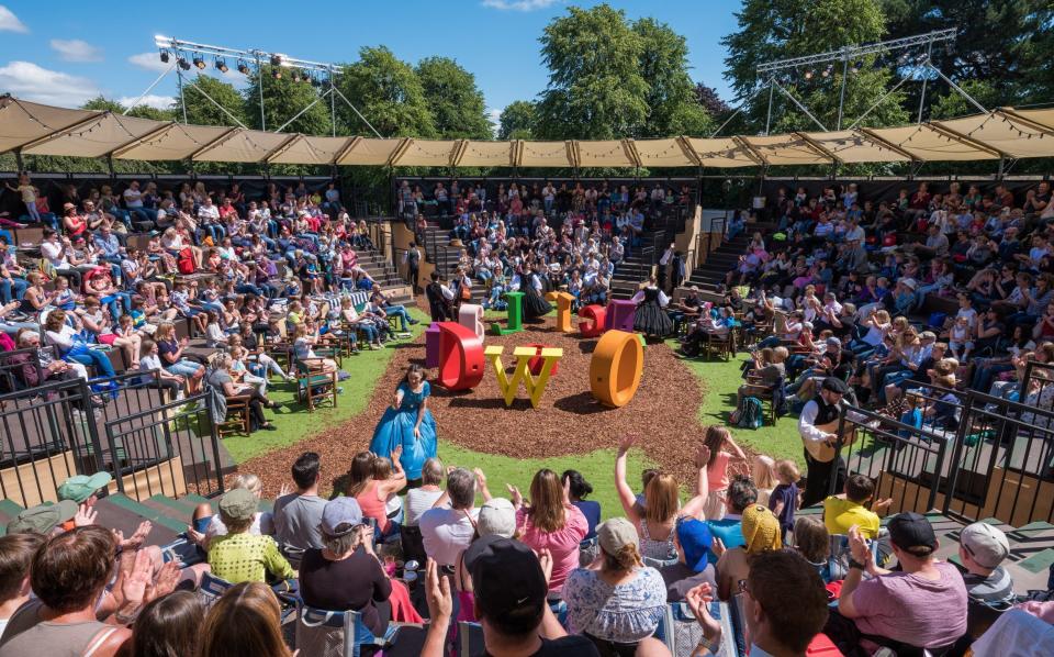The Grosvenor Park Open Air Theater hosts classical productions