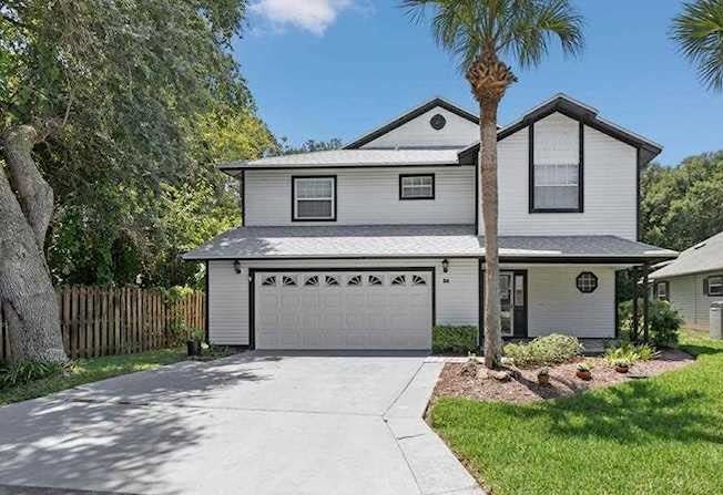 This house on Bristol Drive has four bedrooms, including two master suites, and four baths in 2,582 square feet of living space. It also has a bonus room, a screened lanai, a fireplace, a Florida room and a patio. It was built in 1989 in Sea Colony and sold recently for $524,000.