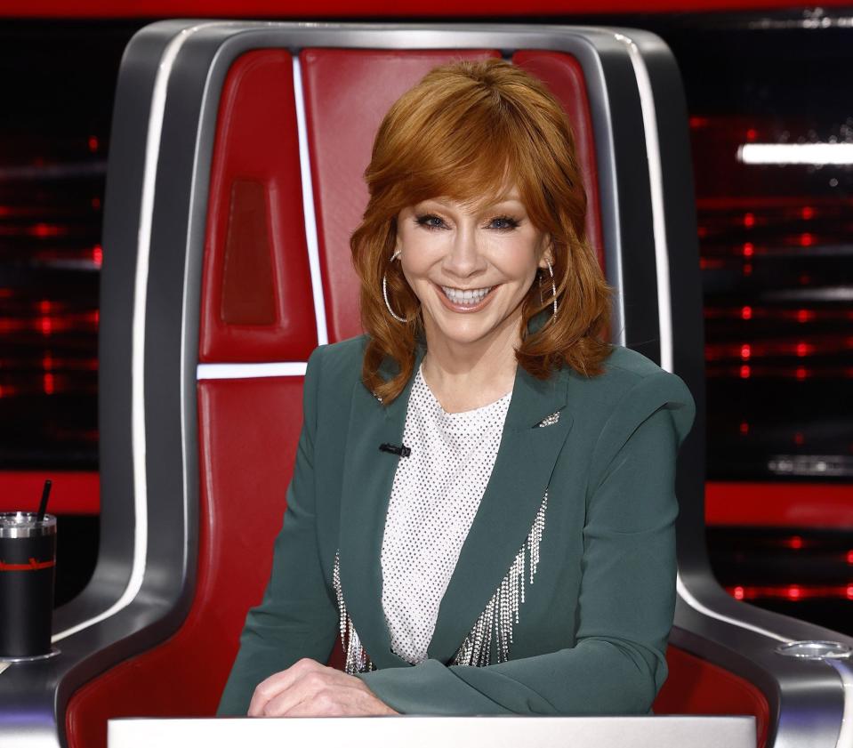 Coach Reba McEntire appears on the Live Semi-Final Top 9 Results episode on Season 25 of "The Voice."