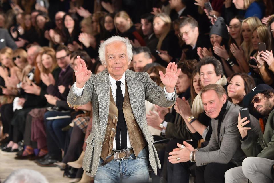 Ralph Lauren at New York Fashion Week in 2016: Getty