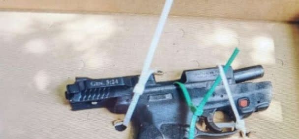 PHOTO: A photo of one of the firearms recovered from Taylor Taranto’s vehicle from a detention memo released by the U.S. District Court for the District of Columbia. (U.S. District Court)