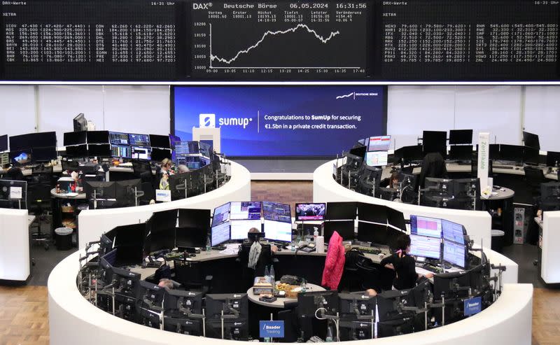 German share price index DAX graph is pictured at the stock exchange in Frankfurt