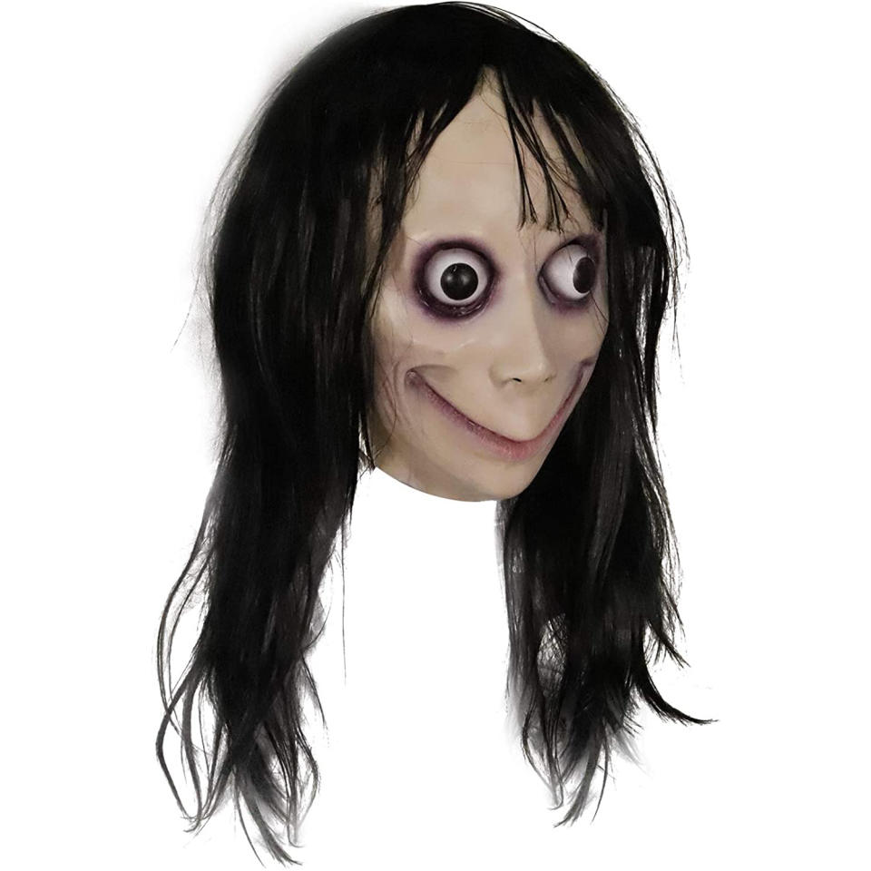 momo meme halloween mask, scary halloween costumes