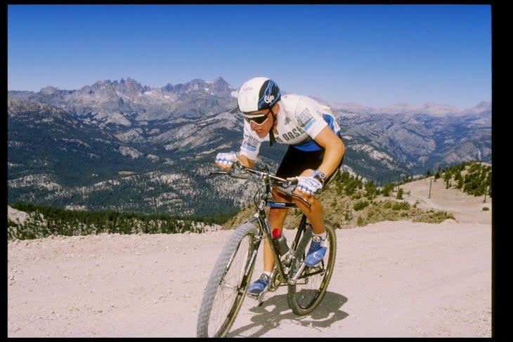<span class="article__caption">Tomac, shown here in 1991 at Mammoth Mountain, raced three editions of Paris-Roubaix</span> (Photo: Mike Powell /Allsport)