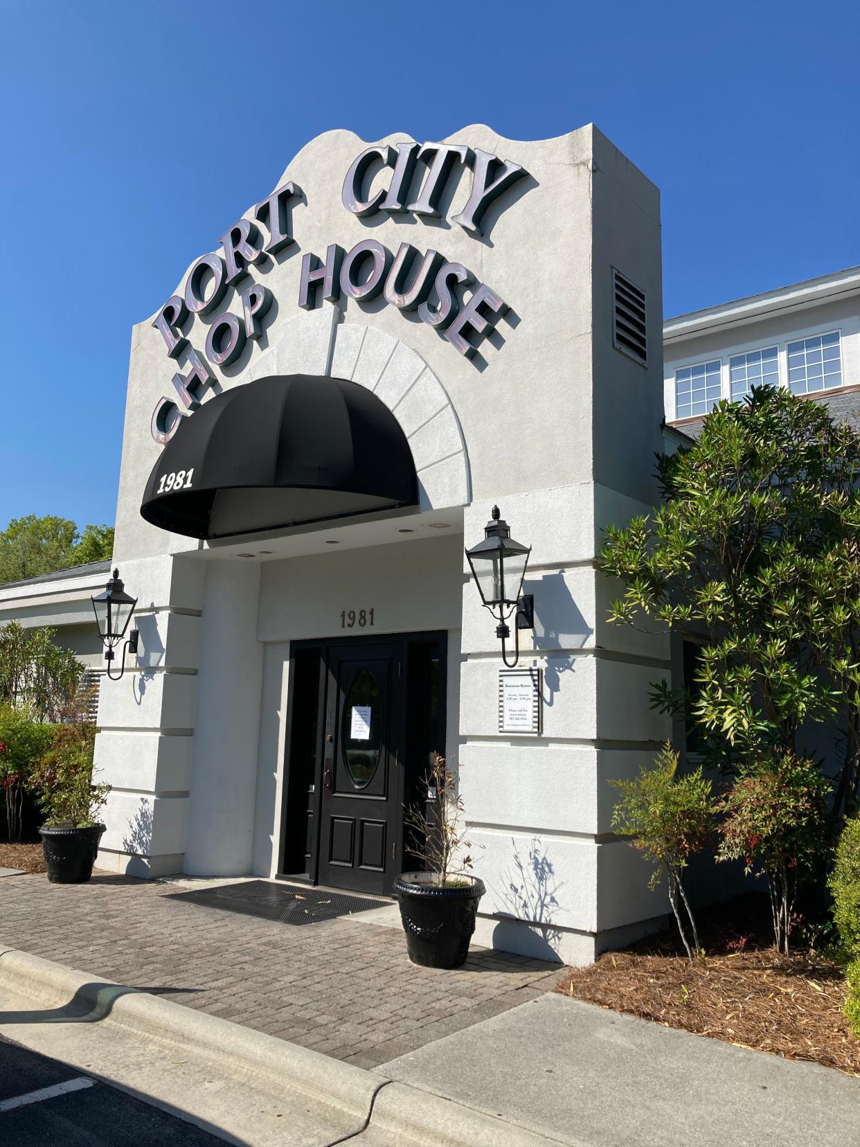 Port City Chop House at 1981 Eastwood Road on April 17, 2022.