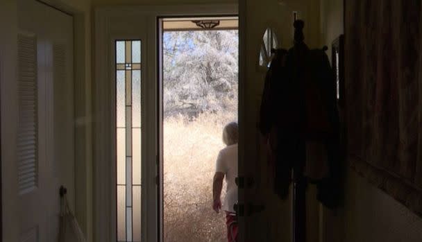 PHOTO: Marlies Gross' home was overrun with tumbleweeds in Fountain, Colo., Oct. 23, 2022. (KRDO)