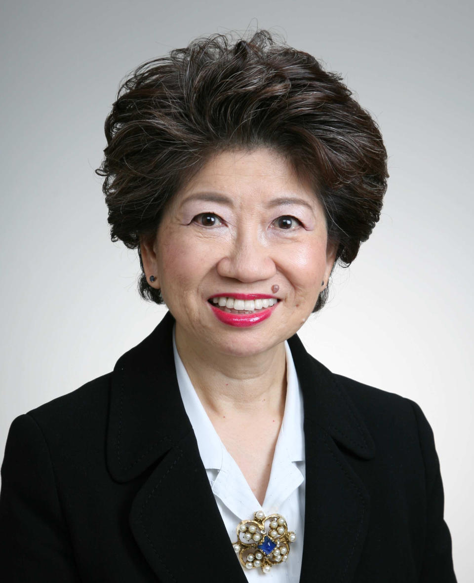 This undated photo released by Honda Motor Co. Monday, Feb . 24, 2014 shows the Japanese auto maker's new board member Hideko Kunii. Honda has appointed a woman to its board for the first time and given a major promotion to a foreigner in a sign the automaker wants to change perceptions of a hidebound corporate culture. Honda announced Monday that technology expert Kunii, 66, will join the board, and Issao Mizoguchi, a Brazilian of Japanese ancestry, has been appointed operating officer. (AP Photo/Honda Motor Co.)