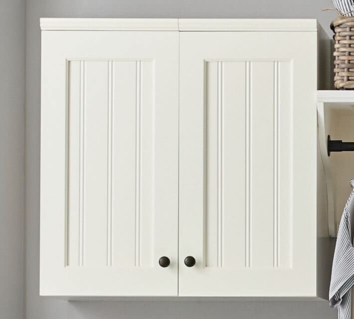 Beadboard Cabinet Doors in White