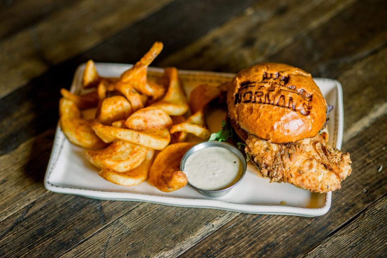 Nic & Norman's serves up Southern style food, including this fried fish sandwich.