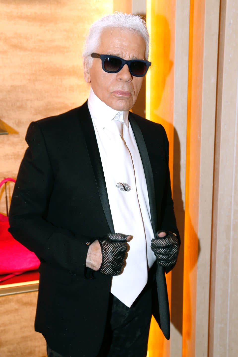 Karl Lagerfeld's Motorcycle Gloves