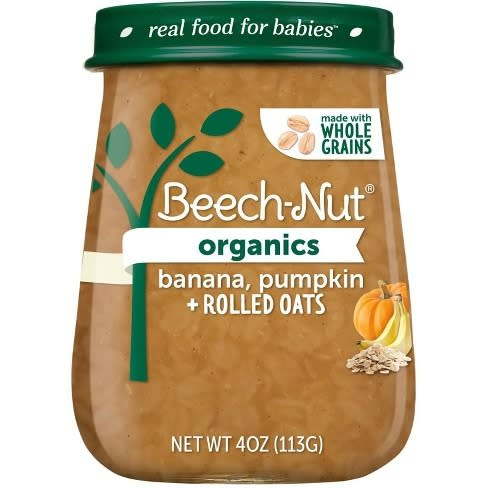 Beech-Nut Organic Banana Pumpkin Cinnamon Baby Meals, Pumpkin Treats