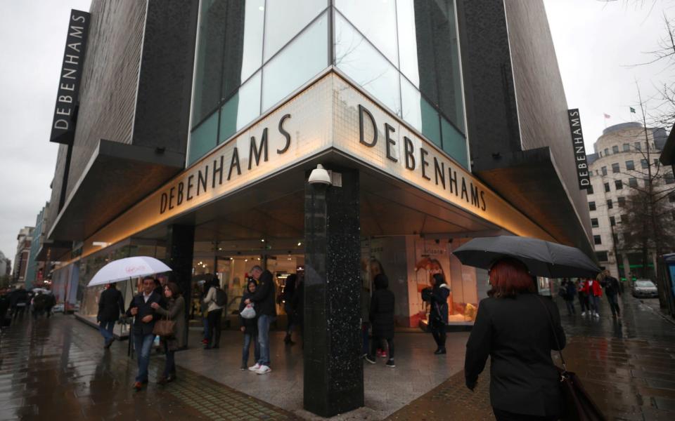 Debenhams said like-for-like sales dropped 2.2pc 'against a challenging UK market background' - REUTERS