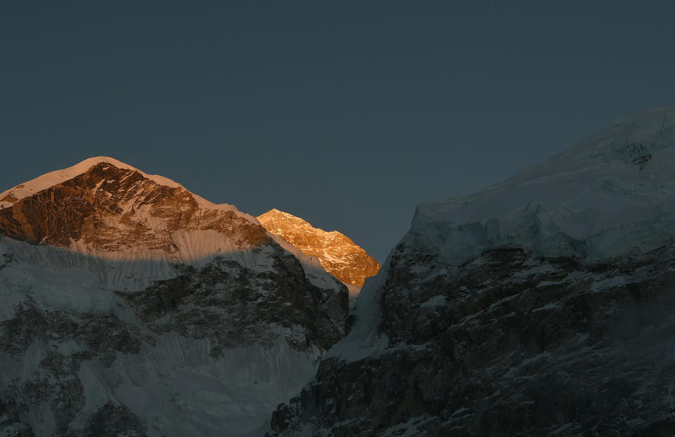 Mount Everest, seen on April 21, 2018.