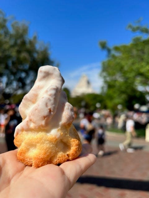 Disneyland's Matterhorn Macaroons are inspired by the park's iconic Matterhorn Bobsleds.