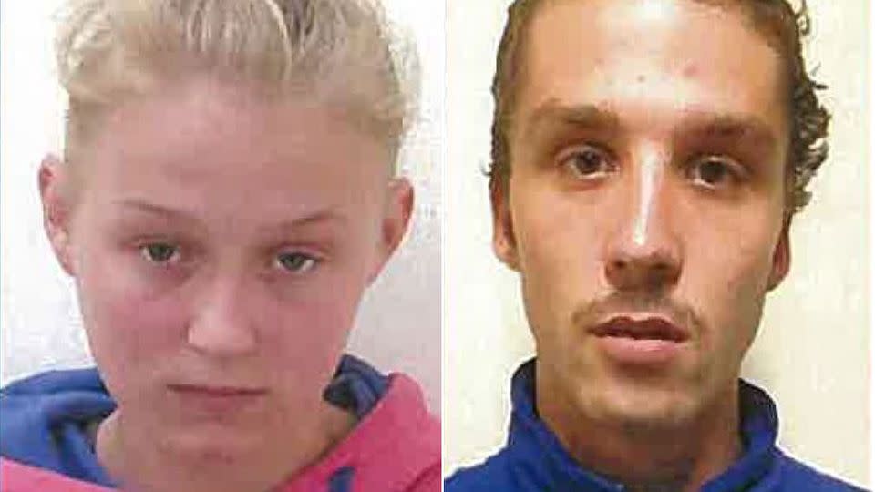 Police believe two children missing in Victoria may be with their parents Emily Gibson-Williams and Broadie Summerscales. Photos: Victoria Police