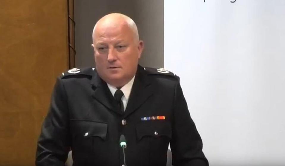 Firefighter Richard Welch apologised to bereaved families after he finished giving evidence to the Grenfell Tower Inquiry: PA