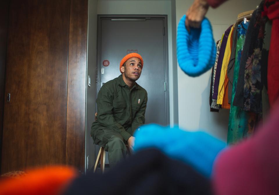 See an exclusive, behind-the-scenes look at Anderson Paak’s SNL performance.
