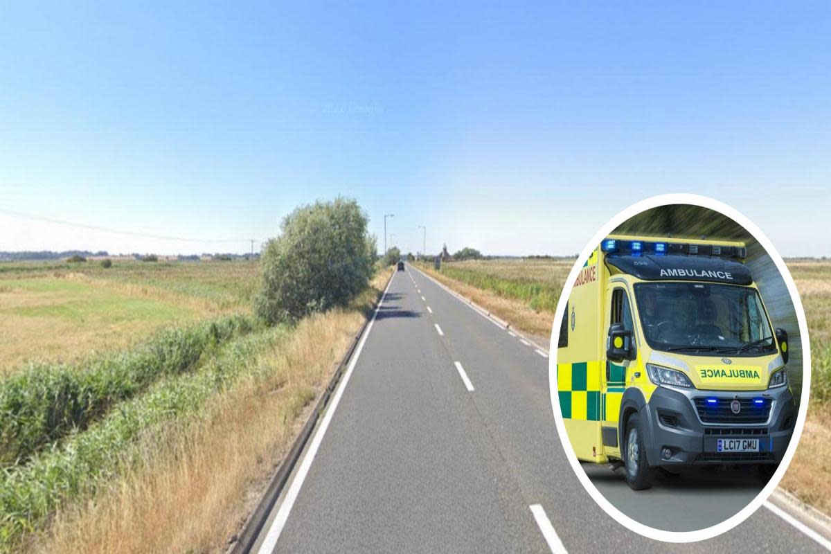 A woman was taken to the James Paget Hospital <i>(Image: Google Maps/Newsquest Media Group)</i>