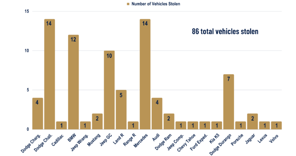 Northeast Ohio authorities say they have dismantled a large auto theft ring.