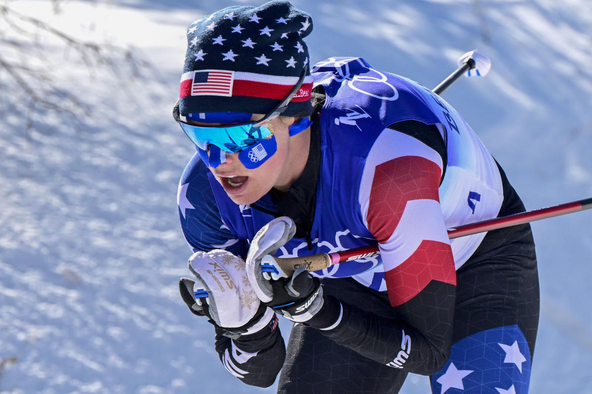 Jessie Diggins Seizes Silver In 30km Ski Race For Usas Final Medal Of 2022 Olympics Video