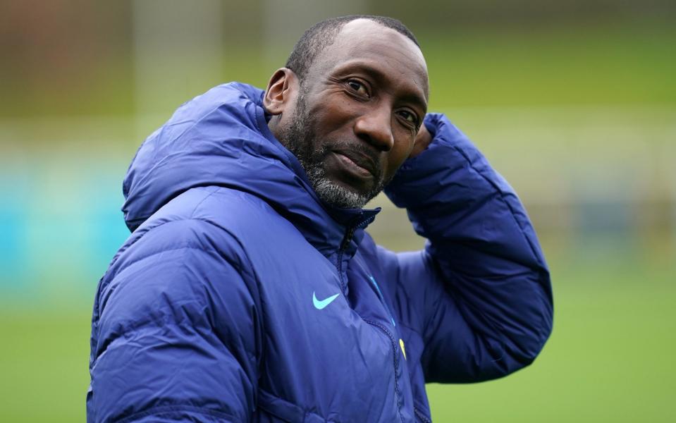 Jimmy Flloyd Hasselbaink - Jimmy Floyd Hasselbaink severs ties with Ukraine-sanctioned betting firm after England appointment - PA/Nick Potts