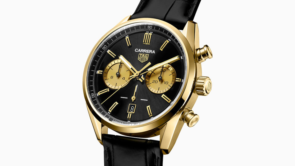 Tag Heuer Carrera Chronograph (CBN2044.FC8313) in black and gold