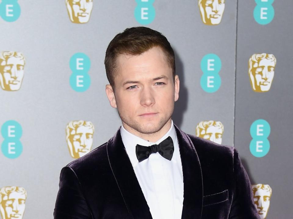 Taron Egertn is ‘absolutely fine’ after collapsing on stage (Gareth Cattermole/Getty Images)