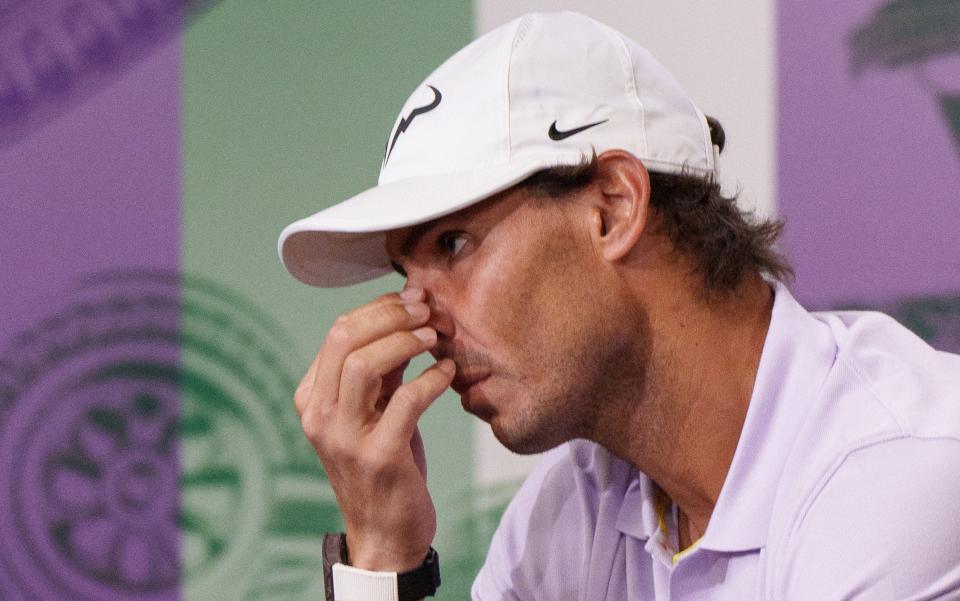 Rafael Nadal - Rafael Nadal pulls out of Wimbledon semi-final against Nick Kyrgios due to injury - REUTERS