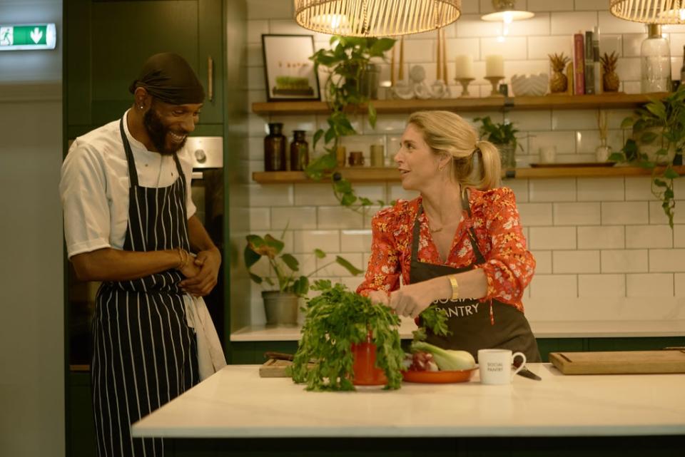 Alex Head and colleague Omar Ellis in the kitchen (Paul Blundell)