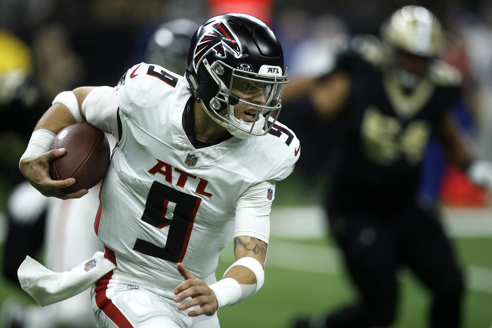 Desmond Ridder was traded from the Atlanta Falcons to the Arizona Cardinals. (Photo by Chris Graythen/Getty Images)