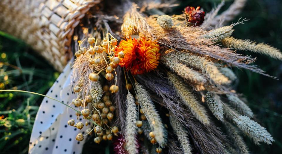 Dried flowers are the new interior trend you need to know about. (Getty Images) 