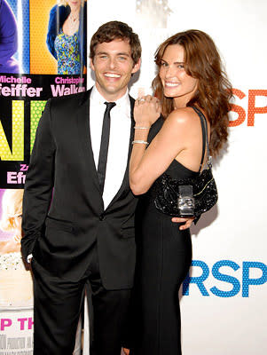 James Marsden and Lisa Linde at the New York premiere of New Line Cinemas' Hairspray