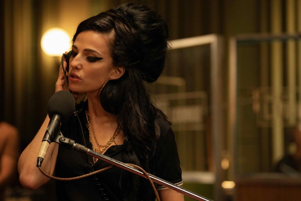 Marisa Abela as Amy Winehouse in ‘Back to Black’ 