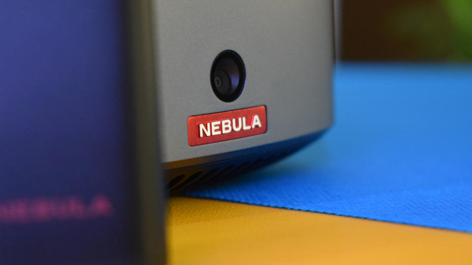 Anker Nebula Mars 3 Air projector branding close-up