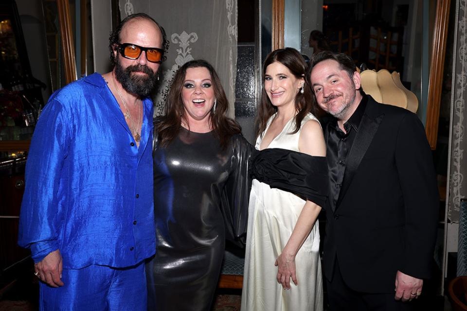 <p>Brett Gelman, Melissa McCarthy, Kathryn Hahn & Ben Falcone</p>