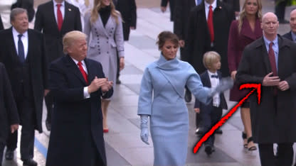 Did This Secret Service Agent Wear Fake Hand During Trump's Inauguration  Parade? 