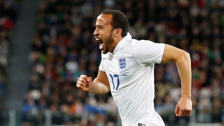 Football - Italy v England - International Friendly - Juventus Stadium, Turin, Italy - 31/3/15 Andros Townsend celebrates after scoring the first goal for England Action Images via Reuters / Carl Recine Livepic