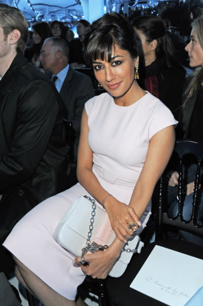 Chitrangada gets courtside in couture for the Dior showing in Paris. The envy of women everywhere!