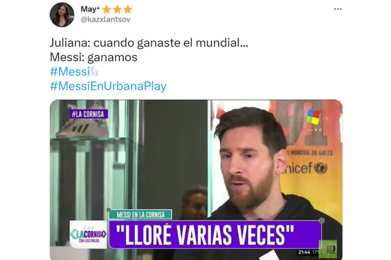 Los mejores memes por la entrevista de Lionel Messi con Andy Kusnetzoff