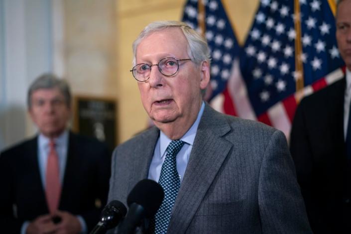 GOP Senate Minority Leader Mitch McConnell (Copyright 2022 The Associated Press. All rights reserved)