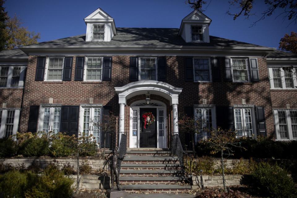 The original house used for Home Alone on Nov. 8, 2021, in Winnetka, Illinois.