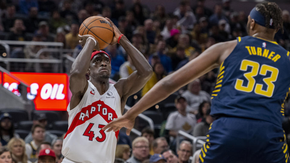 It's looking less and less likely that Pascal Siakam will still be a Raptor to start next season as trade rumblings picked up once again on Monday. (AP Photo/Doug McSchooler)