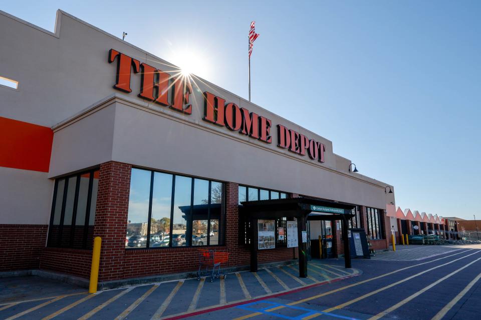 The Home Depot on SW 19 is pictured Feb. 1 in Moore.