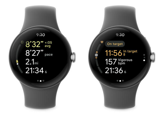 Google 為初代Pixel Watch 帶來一系列運動監測功能
