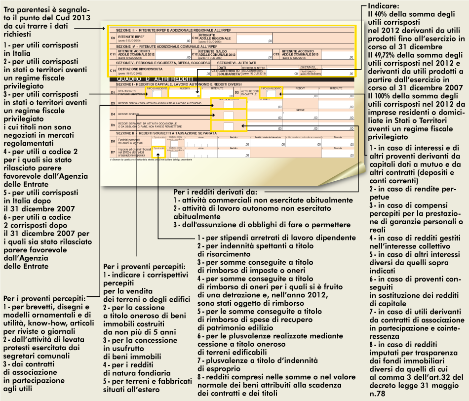 Guida alla compilazione del 730 - parte 5