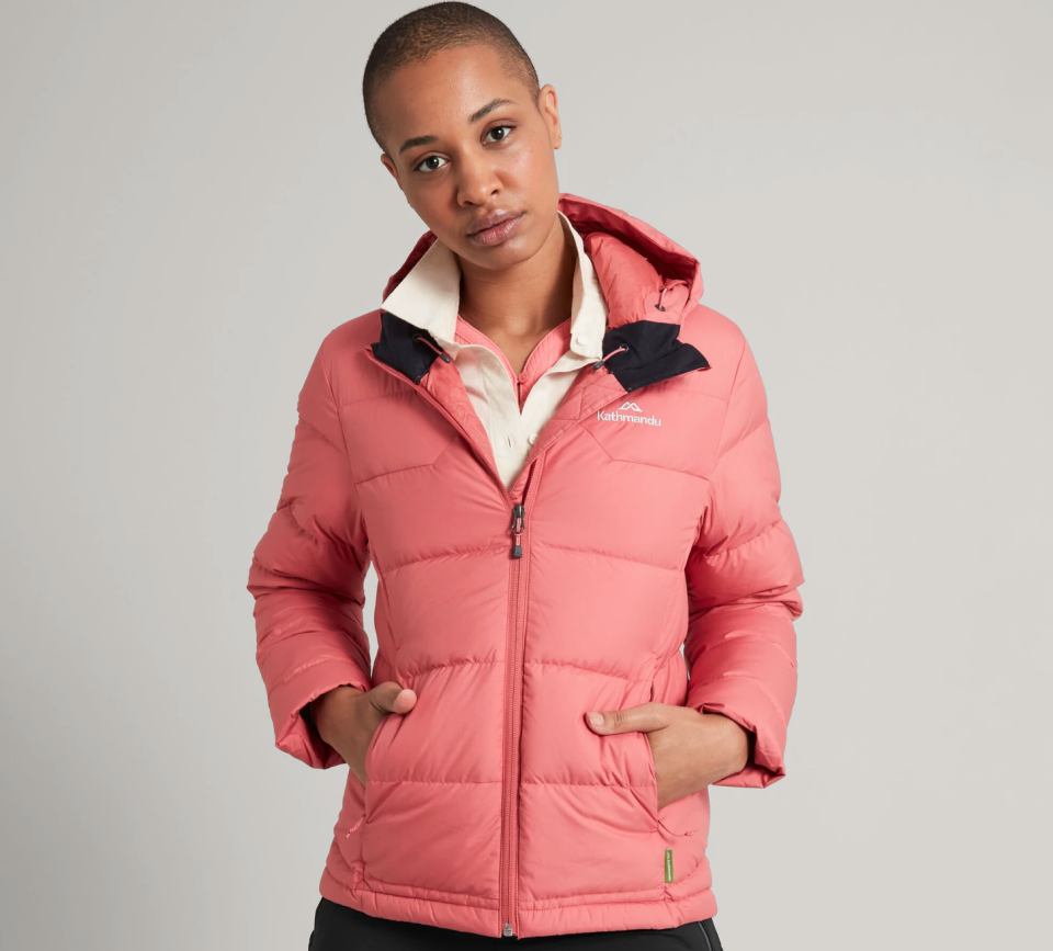 pink puffer jacket on sale 