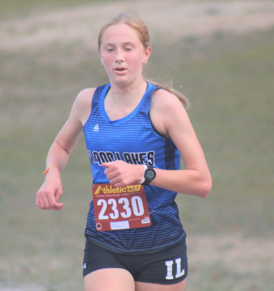 Inland Lakes freshman Elizabeth Furman qualified for the state finals by earning ninth individually at a MHSAA Division 4 regional cross country meet in East Jordan on Saturday.