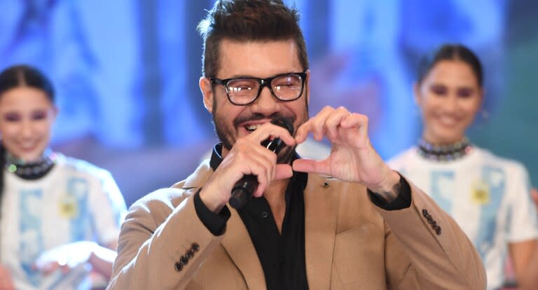 Marcelo Tinelli, al frente de ShowMatch, subió el promedio de su programa