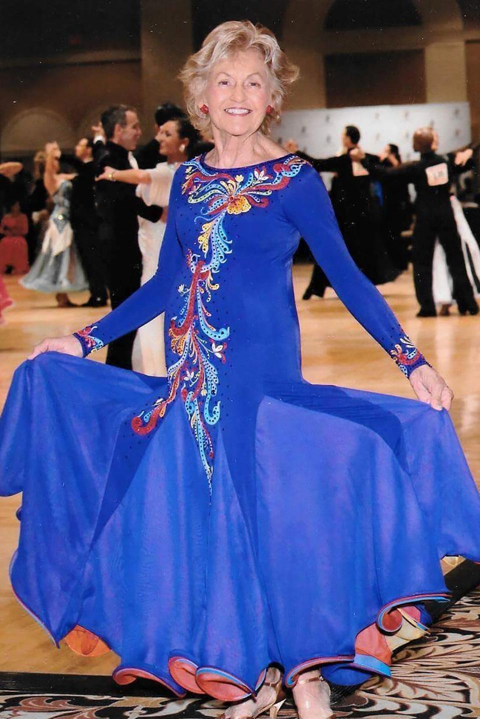 Darlene “Dolly” Scott  continued to excel at new things. She was 70-years-old when she began ballroom dancing, and she eventually won three world championships and one national competition. 